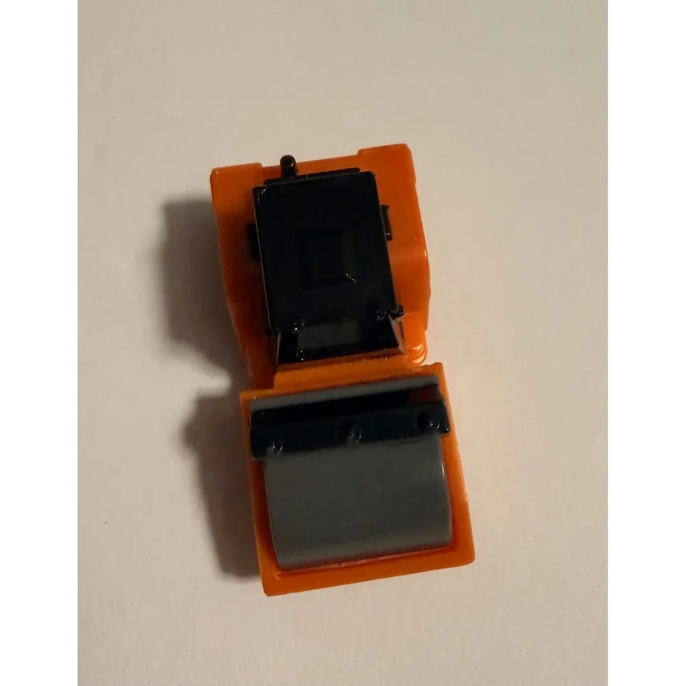 Driven by Battat Micro Steam Roller Orange‎ Black Construction Toy Vehicle